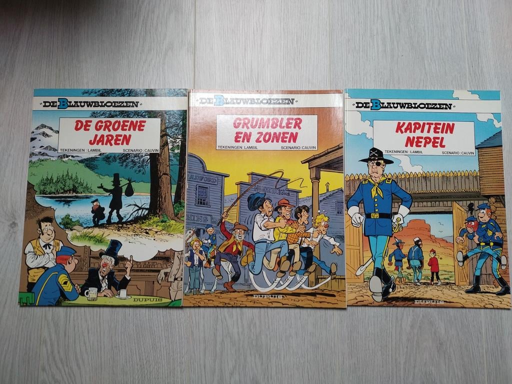 Strips De Blauwbloezen, Boeken, Ophalen of Verzenden