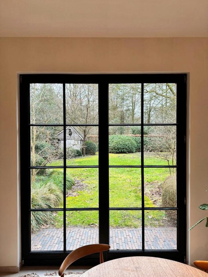 EIKEN HOUTEN RAAMDEUR, Bricolage & Construction, Vitres, Châssis & Fenêtres, Utilisé, Fenêtre de façade ou Vitre, 160 cm ou plus