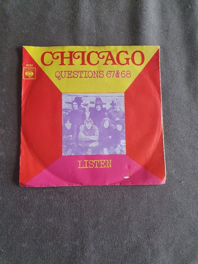 S - Chicago – Questions 67 And 68 - 1969, CD & DVD, Vinyles Singles, Enlèvement ou Envoi, Single, Comme neuf, 7 pouces