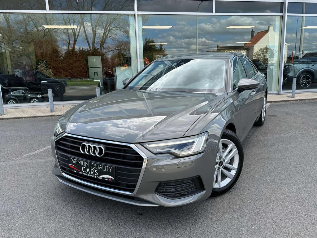 Audi A6 KEYLESS / CARPLAY / LEDER / CAMERA / ZETELVERWARMING, Auto's, Automaat, 4 deurs, USB, Gebruikt