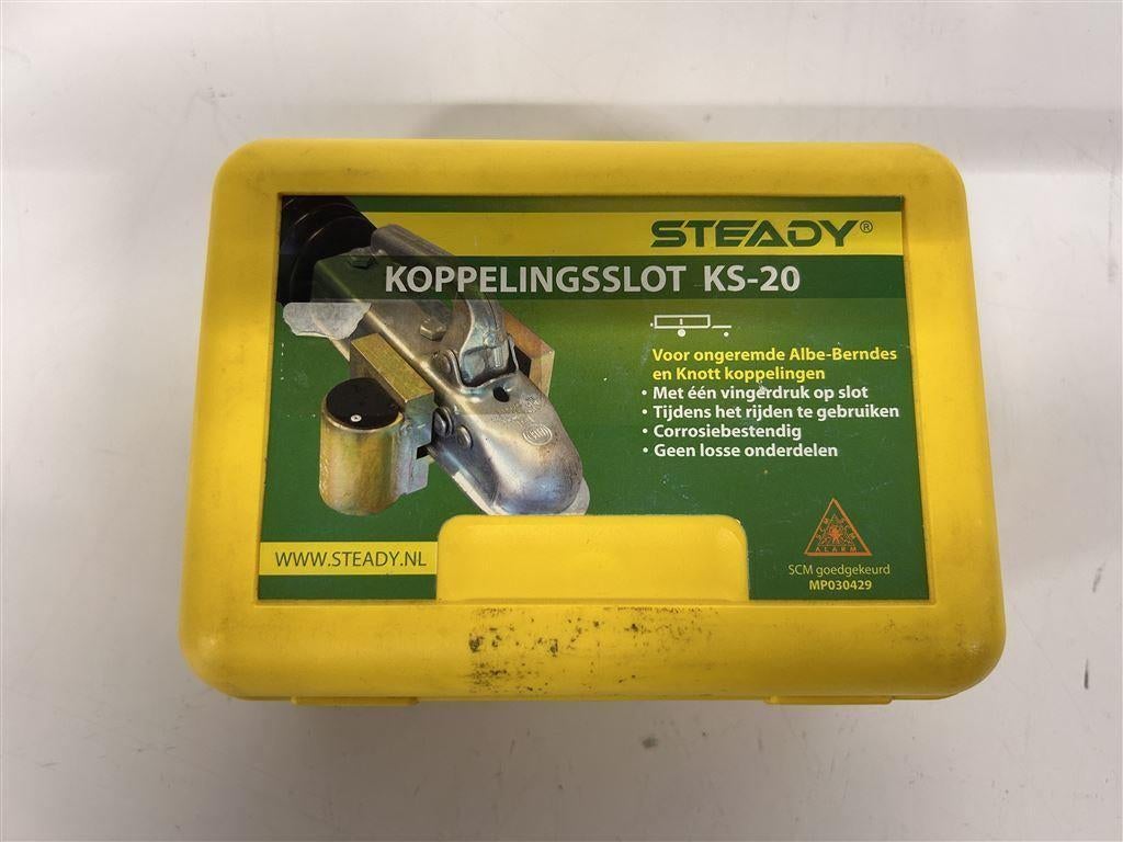 A7244. Steady koppelingsslot KS-20, Caravanes & Camping, Caravanes Accessoires, Utilisé, Enlèvement ou Envoi