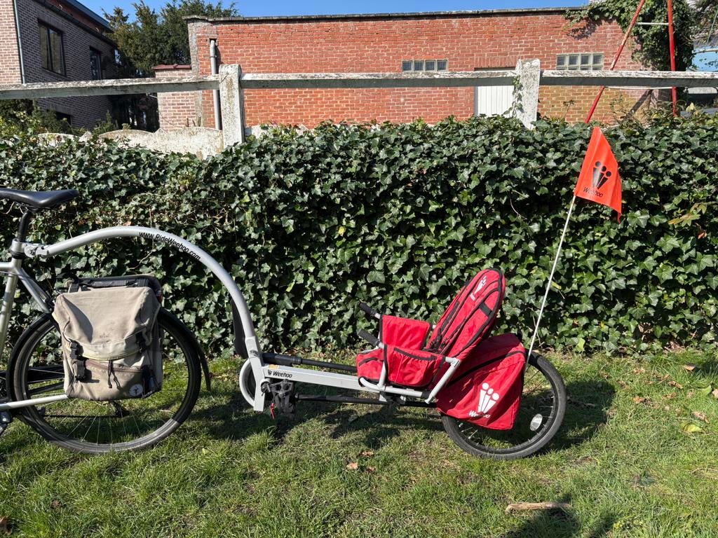Weehoo aanhangfiets, Ophalen, Zo goed als nieuw, Aanhangfiets