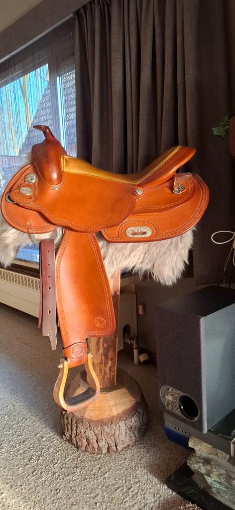 Equiflex westernzadel, Dieren en Toebehoren, Ophalen, Zo goed als nieuw