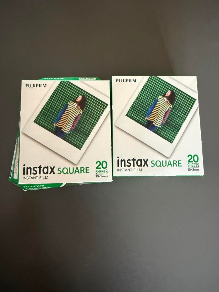 2 x Fujifilm Instax Square 20 sheets, Ophalen