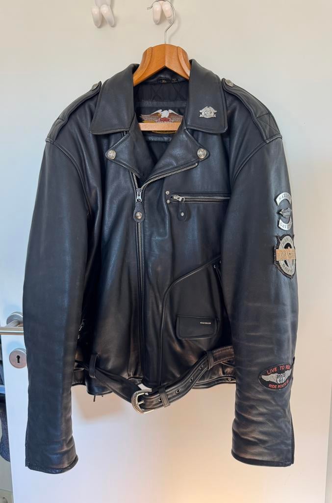 Jolie veste en cuir Harley Davidson, Motoren, Kleding | Motorkleding, Jas | leer, Heren, Tweedehands, Ophalen