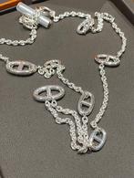 Hermès halsketting Farandole 80cm, Handtassen en Accessoires, Ophalen, Zo goed als nieuw, Zilver