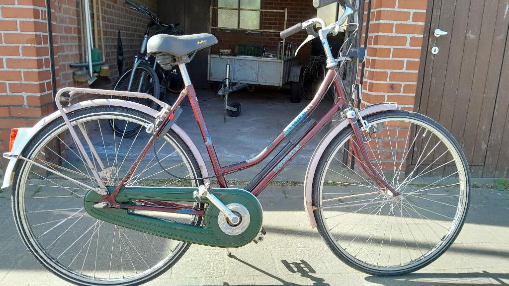 damesfiets batavus in goede staat, Fietsen en Brommers, Ophalen, Velgrem, Versnellingen, Batavus