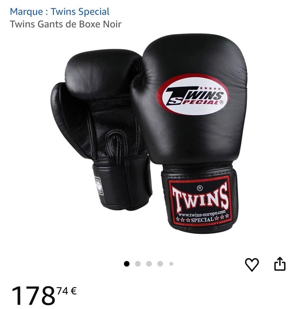 Gants de boxe Twins 16 oz, Sports & Fitness, Enlèvement, Utilisé, Autres, Équipement d'arts martiaux