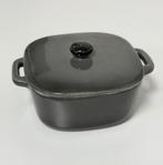 Mini-four/faitout avec couvercle — Céramique gris foncé, Enlèvement ou Envoi, Comme neuf, Céramique, Balance ou Balances