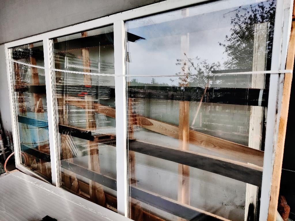 Vast raam, Doe-het-zelf en Bouw, Glas en Ramen, Ophalen, Gevelraam of Ruit, Gebruikt, 160 cm of meer