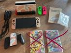 Nintendo Switch Oled + games en accessoires, Games en Spelcomputers, Spelcomputers | Nintendo Switch, Ophalen of Verzenden, Switch OLED