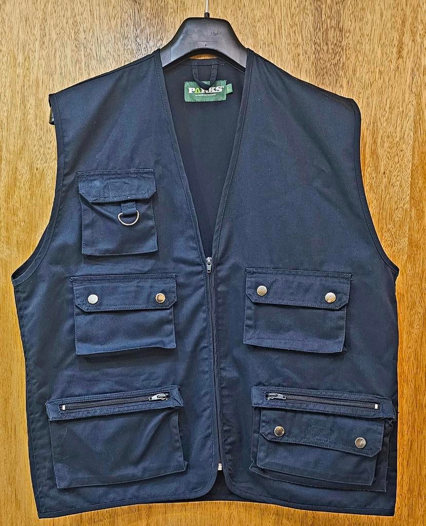 VESTE MULTI-POCHES PARKS NEUVE, Enlèvement ou Envoi, Neuf, Bleu, PARKS