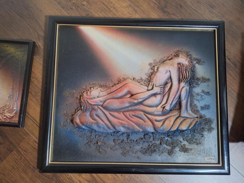 Fulla schilderij Love Art, Antiek en Kunst, Kunst | Schilderijen | Abstract, Ophalen of Verzenden