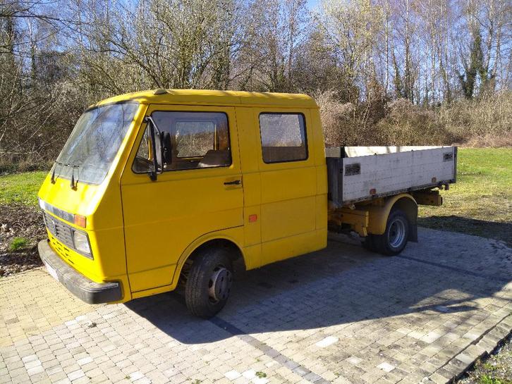 VW LT-35 double cabine 1989, Auto's, Oldtimers, Particulier, Volkswagen, Diesel, Overige carrosserie, 3 deurs, Handgeschakeld