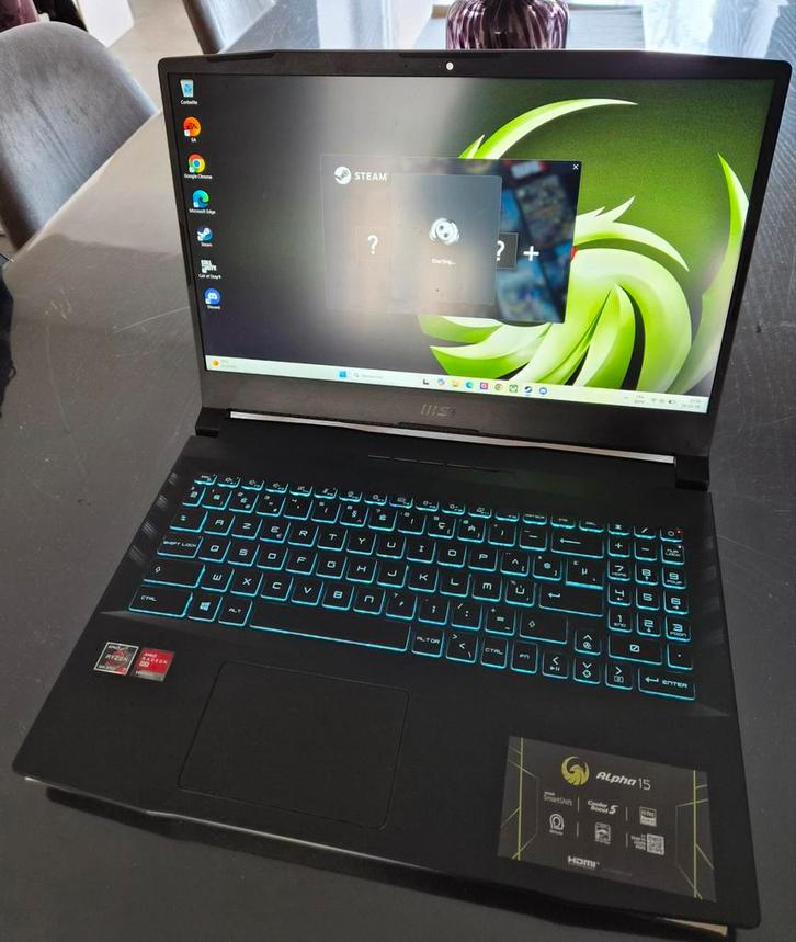 Pc Portable Gamer MSI ! SSD M2 512GB/Ryzen 7 3.20GHz, Informatique & Logiciels, Ordinateurs portables Windows, SSD