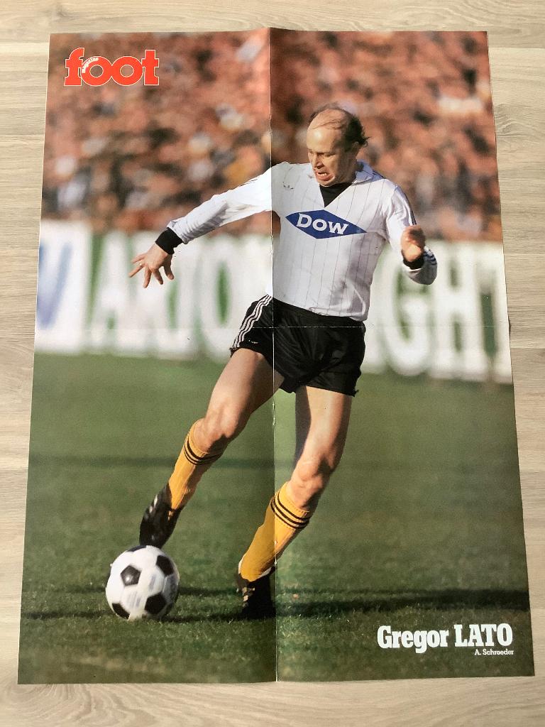 Grote poster Gregor Lato bij Lokeren, Enlèvement ou Envoi, Comme neuf, Affiche, Image ou Autocollant