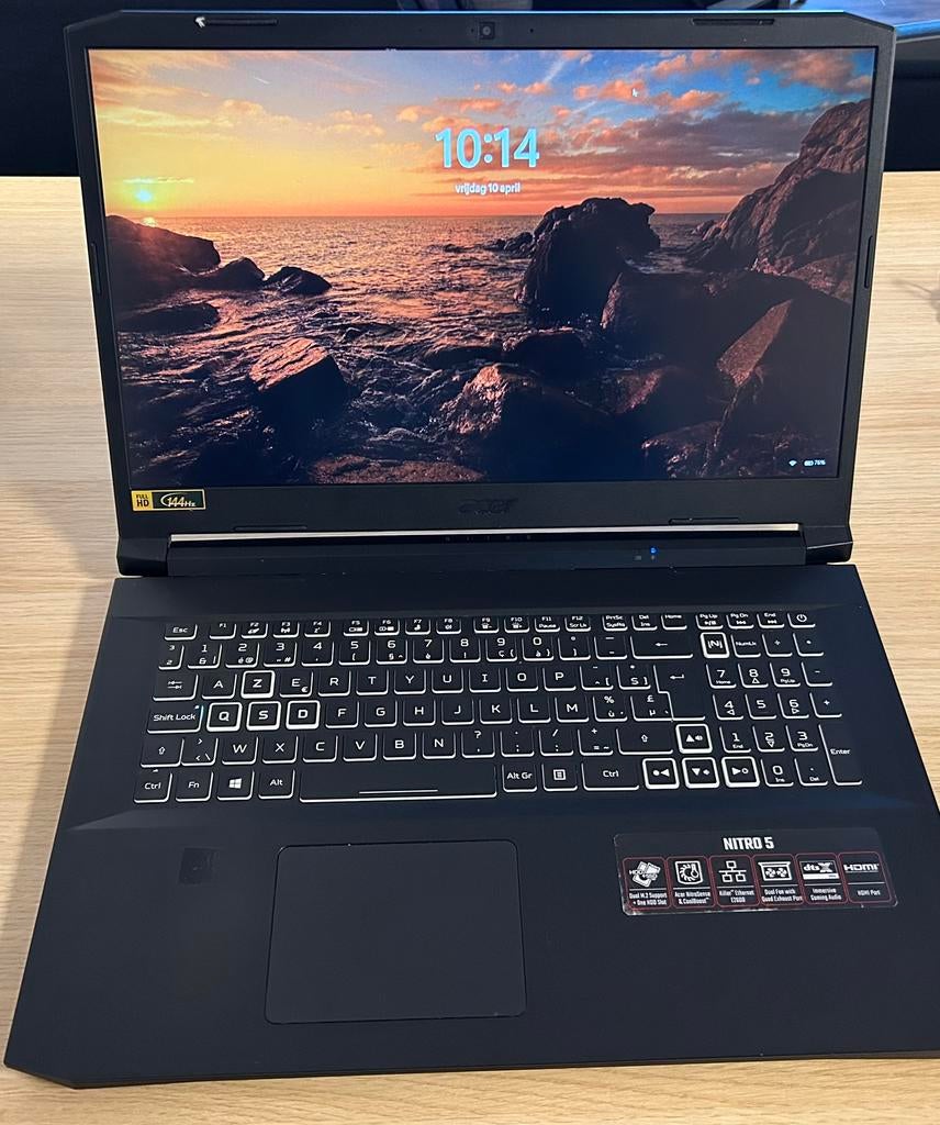 Acer Nitro 5 Laptop, 17 pouces ou plus, Comme neuf, Gaming, SSD