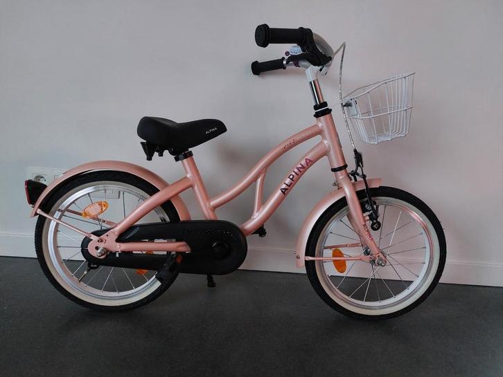 Alpina ocean meisjesfiets 16 inch, Fietsen en Brommers, Fietsen | Cruisers en Lowriders, Ophalen