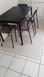 Eettafels, 100 à 150 cm, Quatre personnes, Métal, Carré