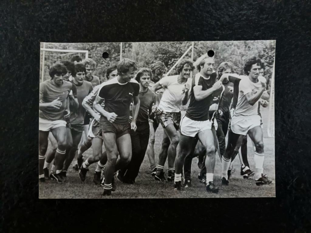 Persfoto Club Brugge - Trainingskamp Weilrod 1979, Verzamelen, Sportartikelen en Voetbal, Zo goed als nieuw, Poster, Plaatje of Sticker