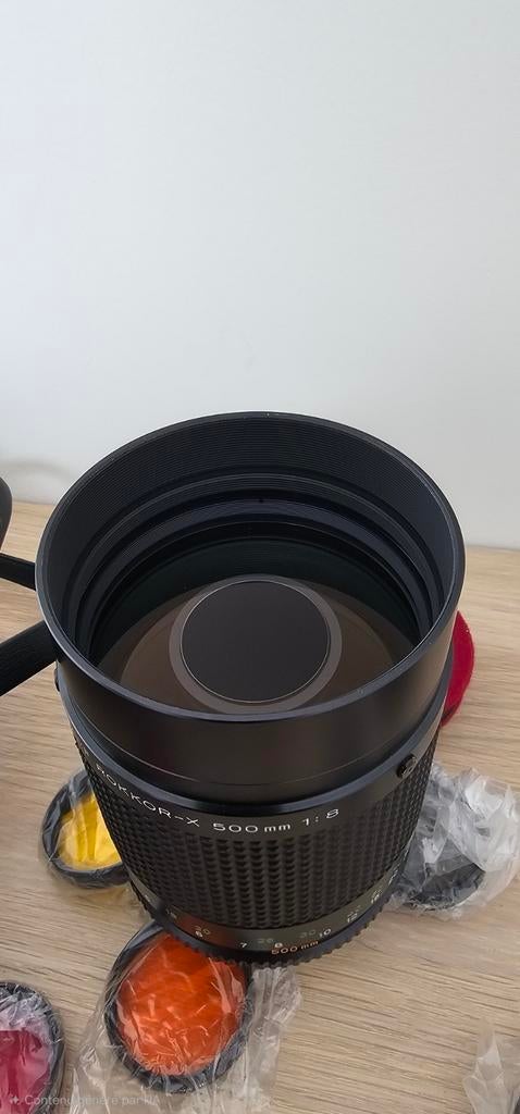 Minolta RF Rokkor 500mm f/8 Spiegellens – VOLLEDIGE SET, Audio, Tv en Foto, Foto | Lenzen en Objectieven, Zo goed als nieuw, Telelens