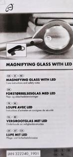 Vergrootglas met led en etui, Ophalen