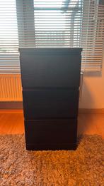 ladekast MALM IKEA zwartbruin, 3 ou 4 tiroirs, Moins de 100 cm, Comme neuf, Enlèvement