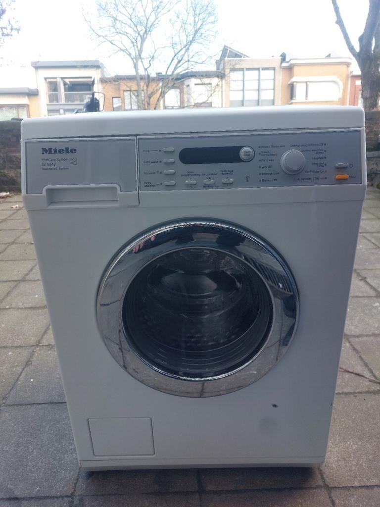 Wasmachine miele 8kg Energieklasse A ++ werkt perfect Met g, Elektronische apparatuur, Wasmachines, Ophalen