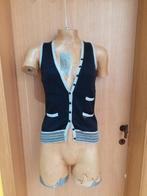 Tommy Hilfiger mouwloos vest — zwart en grijs — maat S, Kleding | Dames, Zwart, Ophalen of Verzenden, Maat 36 (S), Gedragen