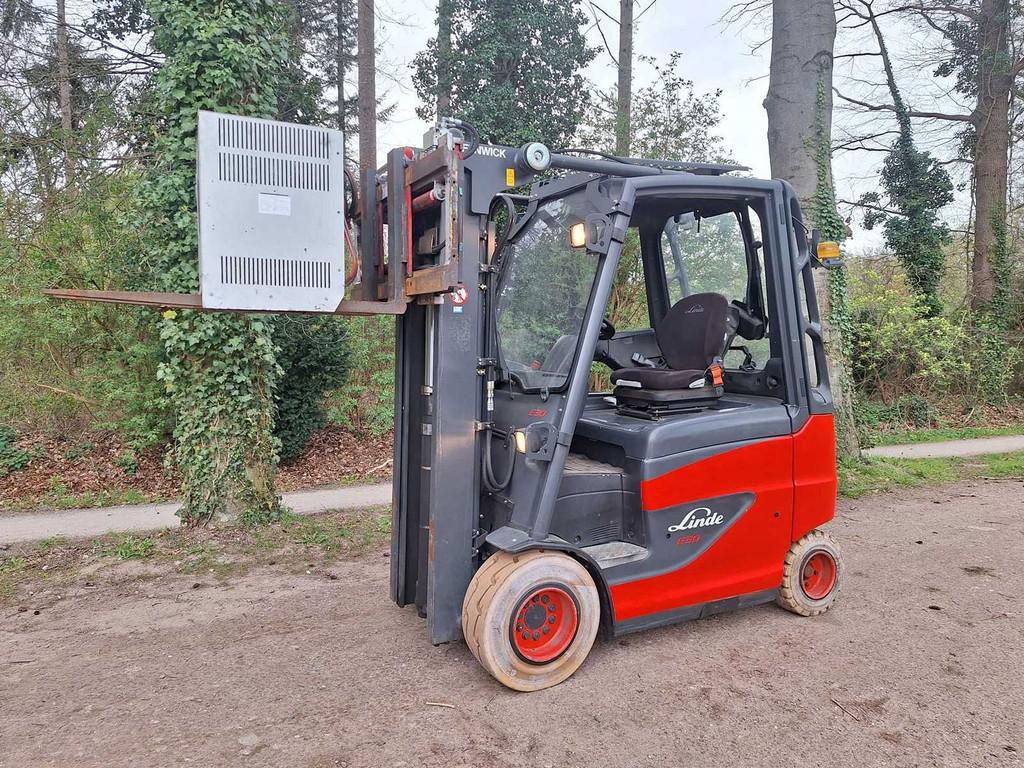 Linde - 2013 - E30H-01/600 - duplex 3,26 M, levage libre, po, Électrique, Chariot élévateur, Linde