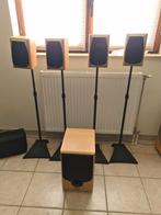 Infinity 4.1 surround set op volgels statieven, Gebruikt, 60 tot 120 watt, Complete surroundset, Ophalen