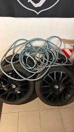 Abarth velgen te koop met banden, Véhicule de tourisme, 17 pouces, Enlèvement, Utilisé