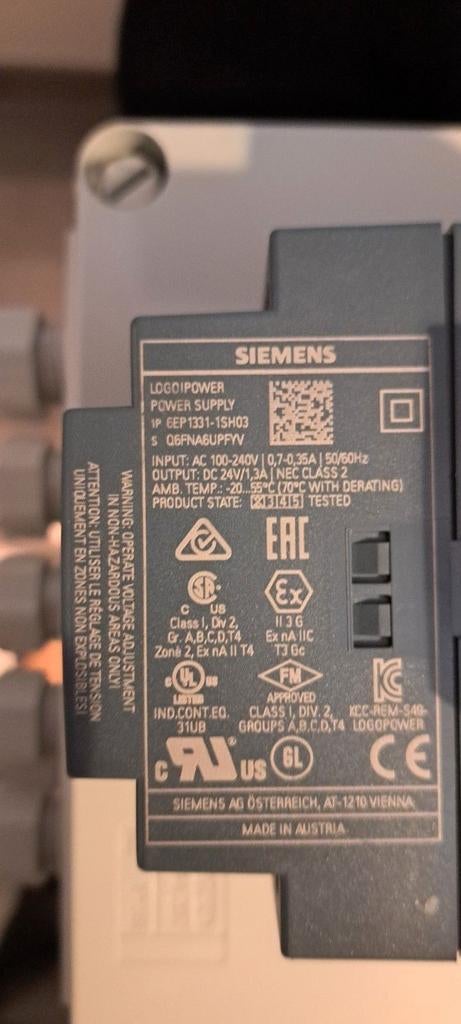 Siemens Logo met voeding., Ophalen of Verzenden