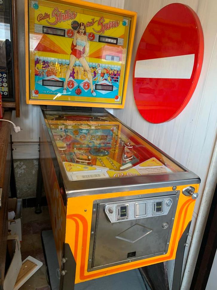Bally Strikes and Spares 1978, Collections, Machines | Flipper (jeu), Comme neuf, Bally, Enlèvement