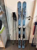 Ski Salomon Junior taille 150cm+batons 120cm, Skis, Salomon, 140 à 160 cm, Enlèvement