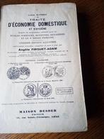 traité d'économie domestique NON daté Firquet Adam, Enlèvement ou Envoi, A Firquet Adam