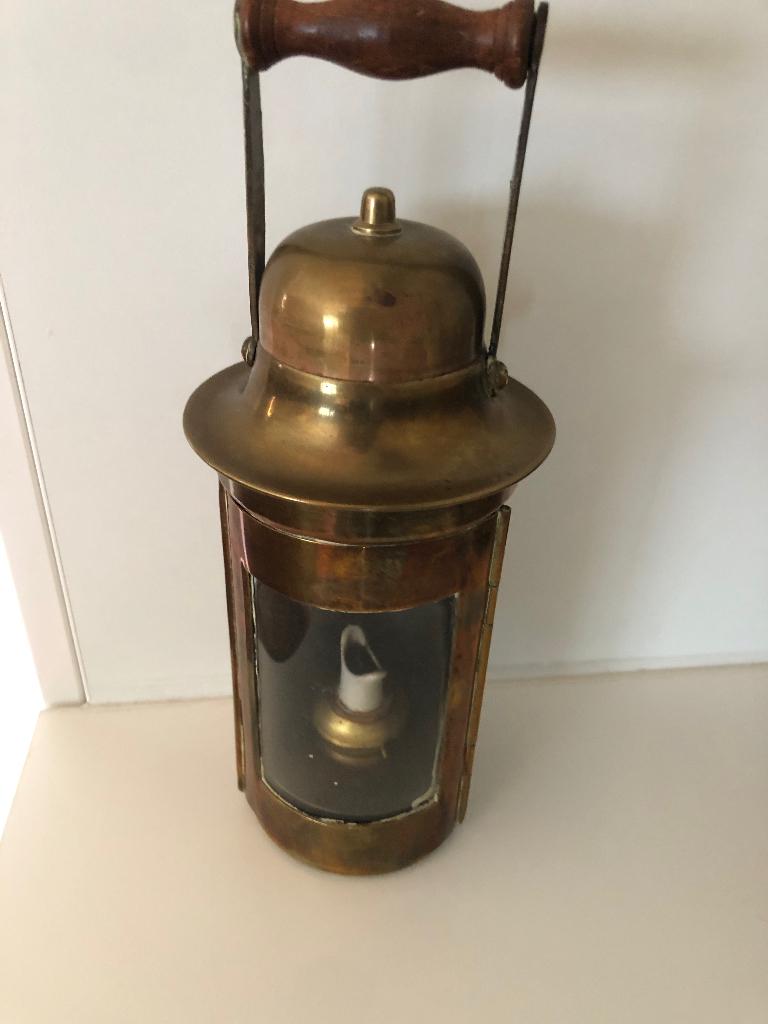 Lampe de navire Brocante ancienne lampe à huile, Enlèvement