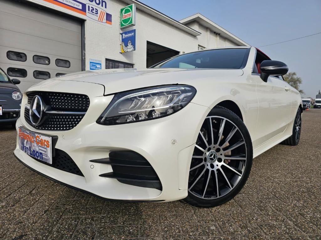 C 200 Cabriolet MHE AMG Line, FULL option!, Autos, Mercedes-Benz, Entreprise, Achat, Classe C, ABS, Caméra de recul, Airbags, Air conditionné