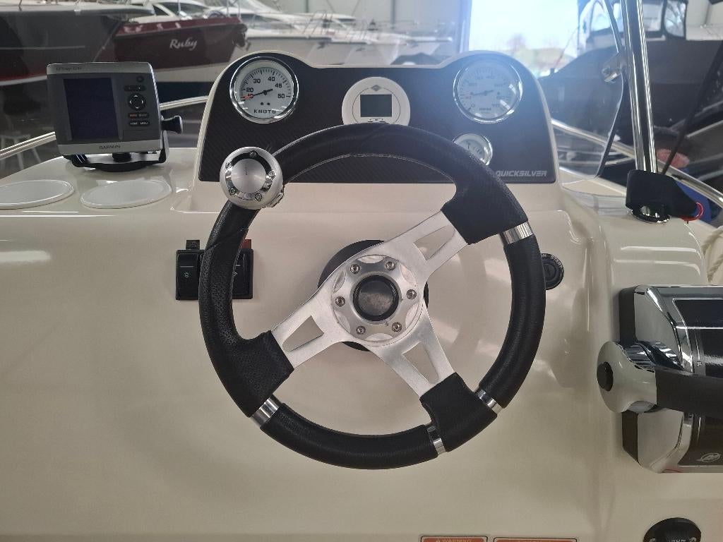 Console boot quicksilver activ 505, Ophalen, Zo goed als nieuw, 3 tot 6 meter, Buitenboordmotor