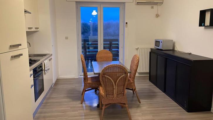 Grote studio met slaapkamerhoek te Bredene, Immo, Appartementen en Studio's te huur