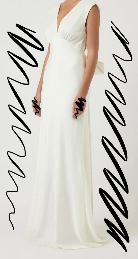 Cocktailjurk/avond/bruid, Kleding | Dames, Maat 38/40 (M), Wit, Nieuw, Ophalen of Verzenden