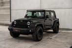 Jeep Wrangler 2.8CRD Sport Unlimited-Soft Top-Manueel-Ledbar, Auto's, Euro 5, 4 cilinders, Zwart, Bedrijf