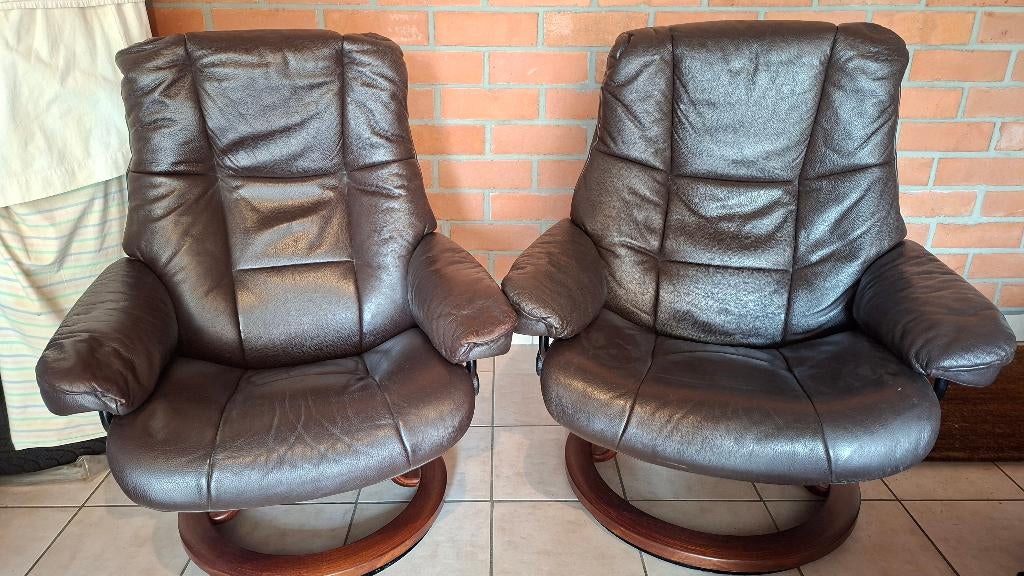 Stressless zetels, Enlèvement, Utilisé, Cuir