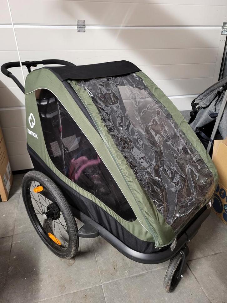 Hamax ixplorer fietskar in nieuwstaat, Vélos & Vélomoteurs, Accessoires vélo | Remorques, Enlèvement