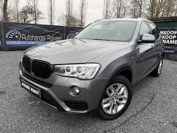 BMW X3, 2015, 124.000km, Automaat, Leder, Airco+12M Garantie, Auto's, BMW, Bedrijf, X3, ABS, Diesel, Automaat, Grijs, Leder, Onderhoudsboekje