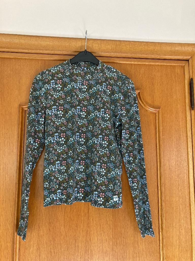 Kaki souspull met bloemen, Fish and Chips, maat 170, Kinderen en Baby's, Kinderkleding | Maat 170, Fish & Chips, Meisje, Ophalen of Verzenden