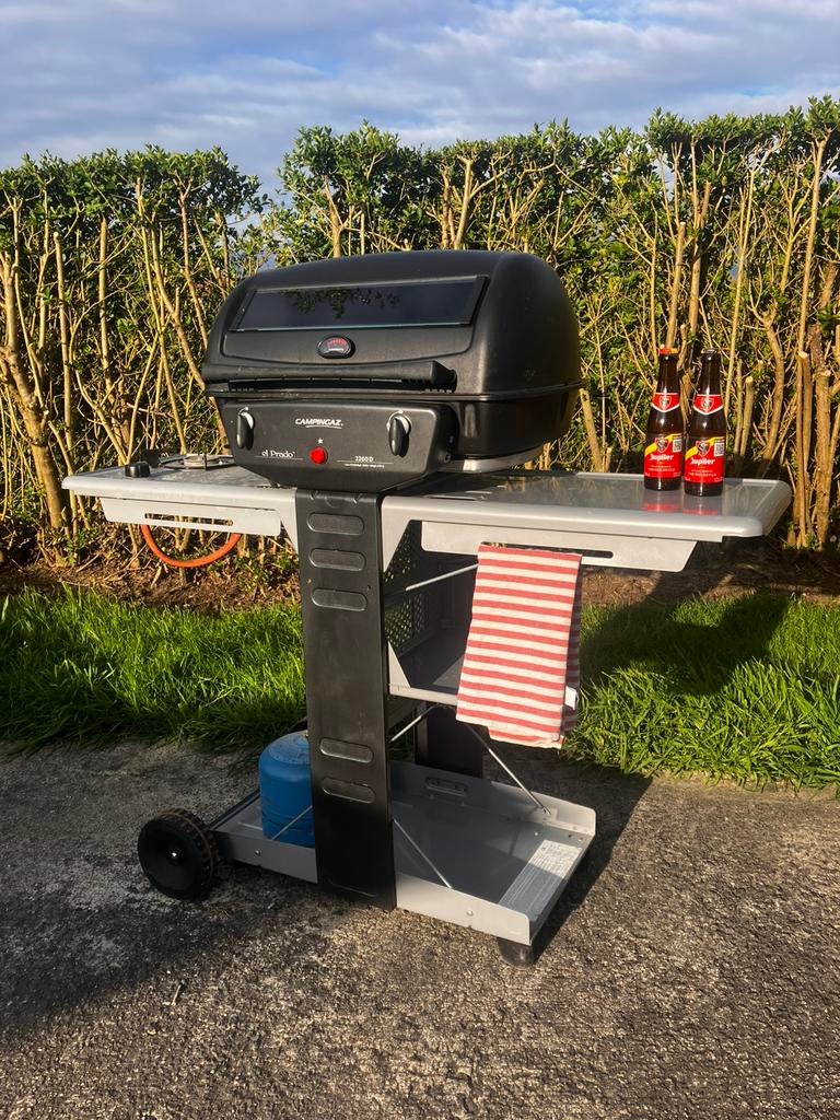 Gasbarbecue Campingaz El Prado 2200D, BBQ, gas barbecue, Tuin en Terras, Gasbarbecues, Gebruikt, Ophalen
