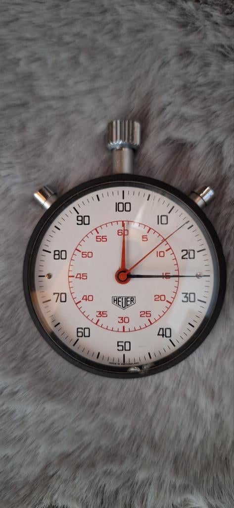 Heuer vintage stopwatch werkend, Ophalen