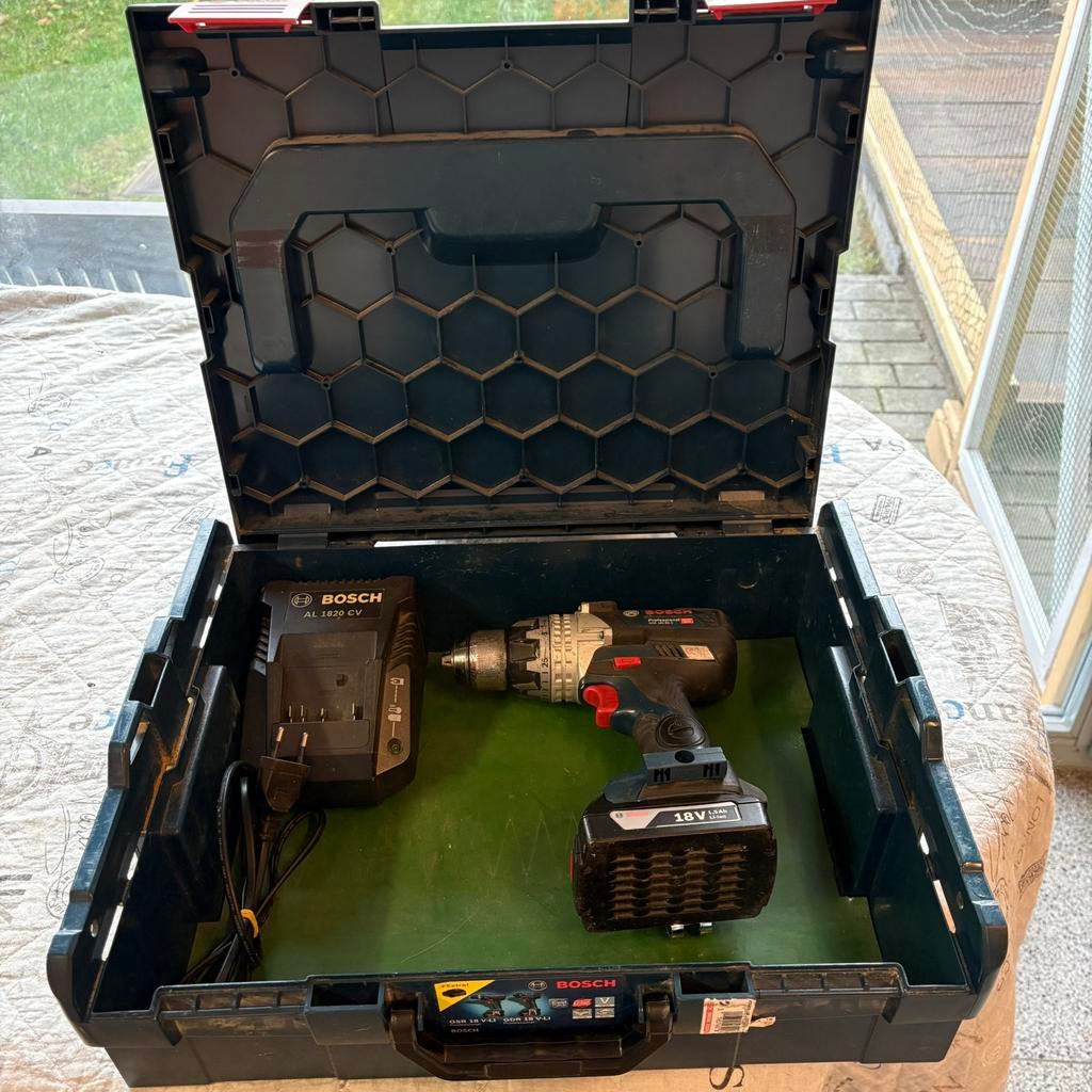 Bosch accuboormachine, Doe-het-zelf en Bouw, Ophalen, Gebruikt, Boormachine