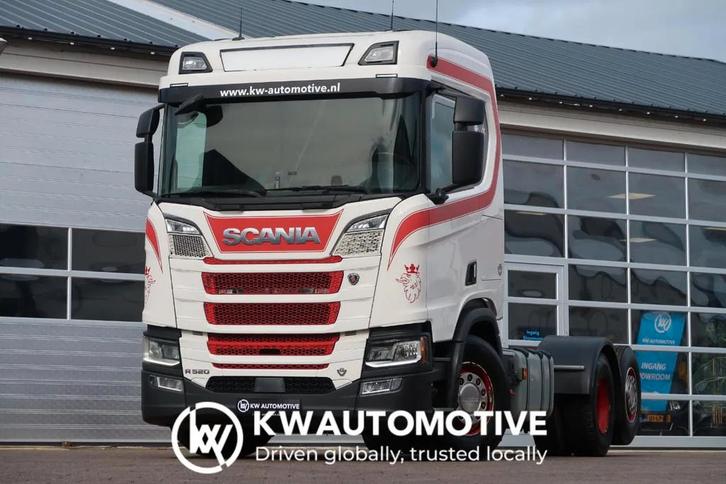 Scania R520 V8 NGS 6X2/ FULL AIR/ CHASSIS (bj 2017), Auto's, Vrachtwagens, Bedrijf, Te koop, Airconditioning, Centrale vergrendeling